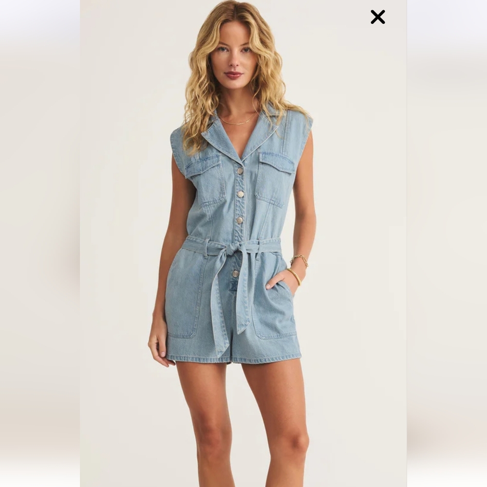 *BRAND NEW* Denim Dash Twill Romper